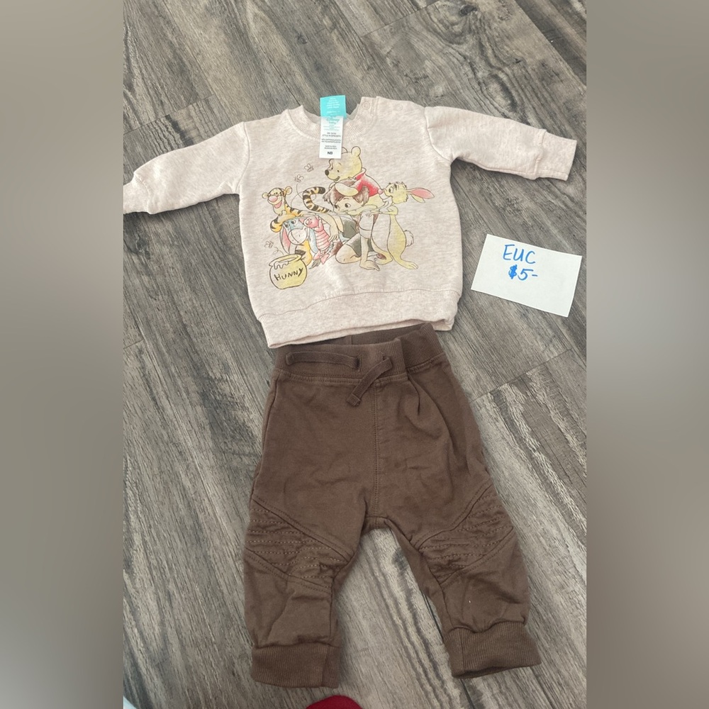 Pooh bear baby outfit